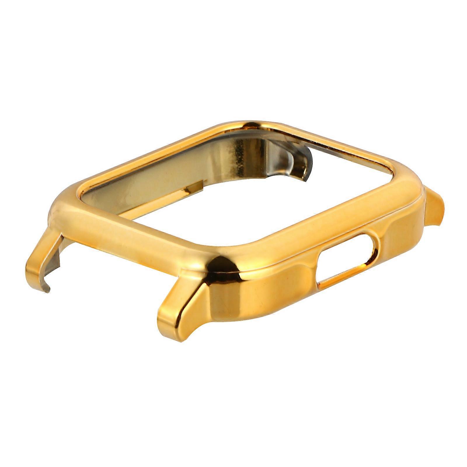 Unisex Watch Protector Case In Golden For Daily Use Compatible With Xiaomi Solar LS02 1Pcs