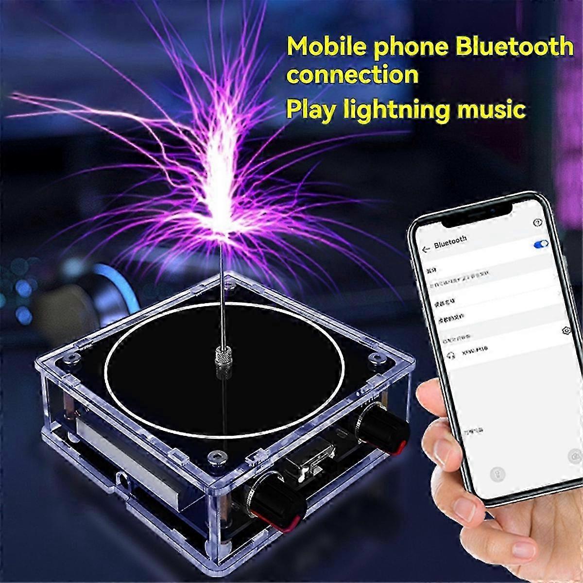 Bluetooth Music Coil, Touchable Artificial Spark Arc Generator, Science Teaching Experiment Tool Eu Plug