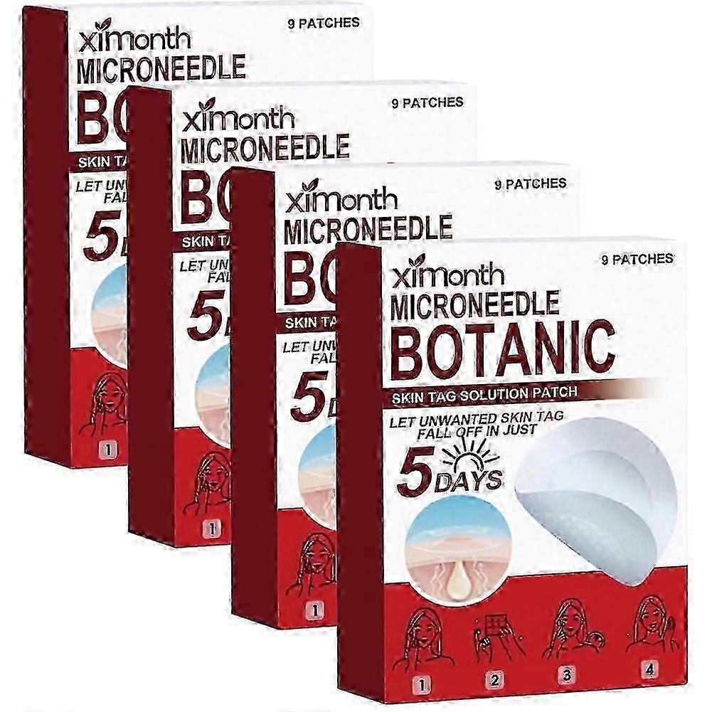 Patch botanique à micro-aiguilles pour l'élimination des acrochordons, patch anti-boutons, pansement anti-acné pour tous types de peau