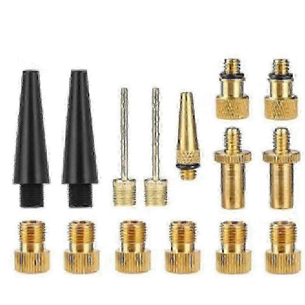 Bike Pump Nozzle Kit with Presta & Schrader Valve Adapters for Road, MTB & Fixie Bikes Edition 0923