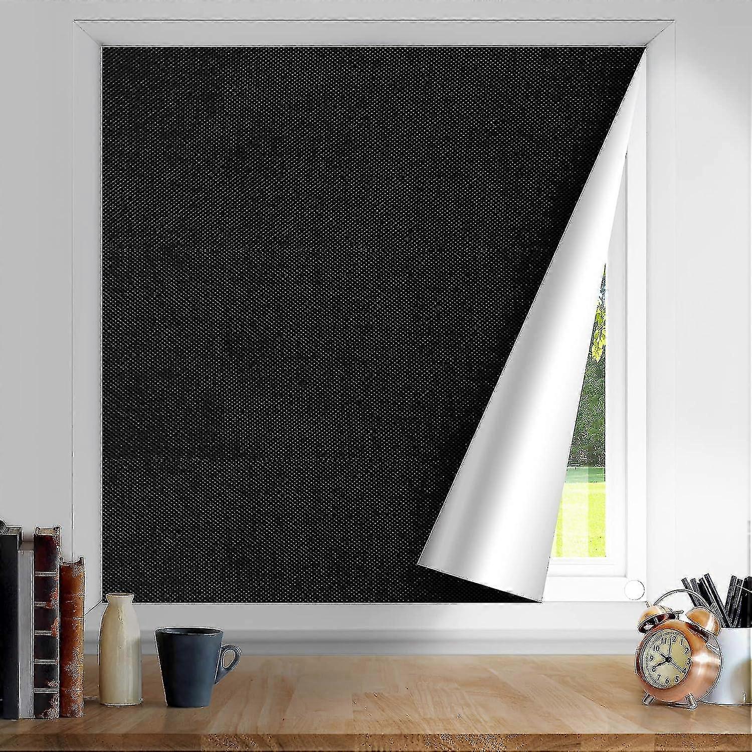 ウィンドウブラックアウトファブリック、ブラックアウトカーテン、ルーフウィンドウブラックアウトサンプロテクション、ブラックアウトローラーブラインドドリルなし