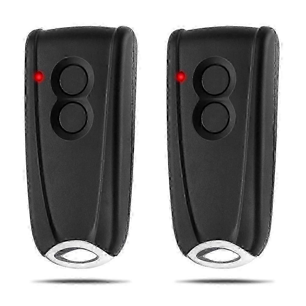 2 Pack Universal Garage Door Remote Control for 433MHz Systems, Compatible with Hormann and EcoStar/Gate Transmitters