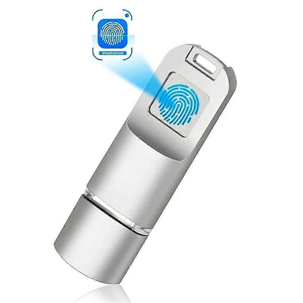 USB Fingerprint USB Flash Drive 64G Accurate Identificaiotn Privacy Management