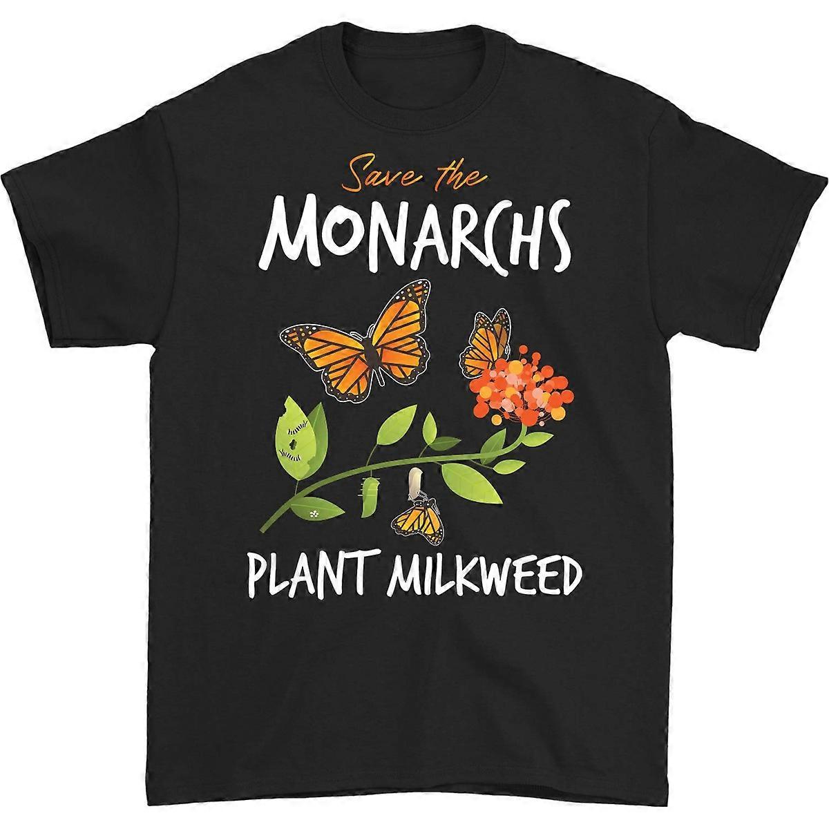 Save the Monarchs Plant Milkweed Monarch Butterfly Butterflies Lover T-shirt, Lepidopterology Unique Botanical Gift Shirts