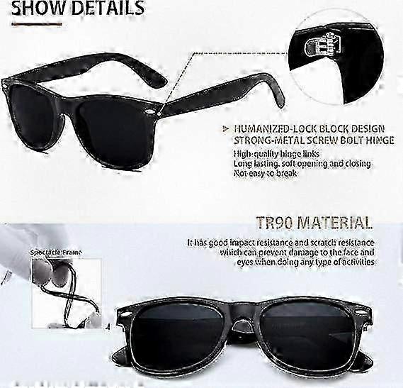 Polarized Men's Sunglasses in Black