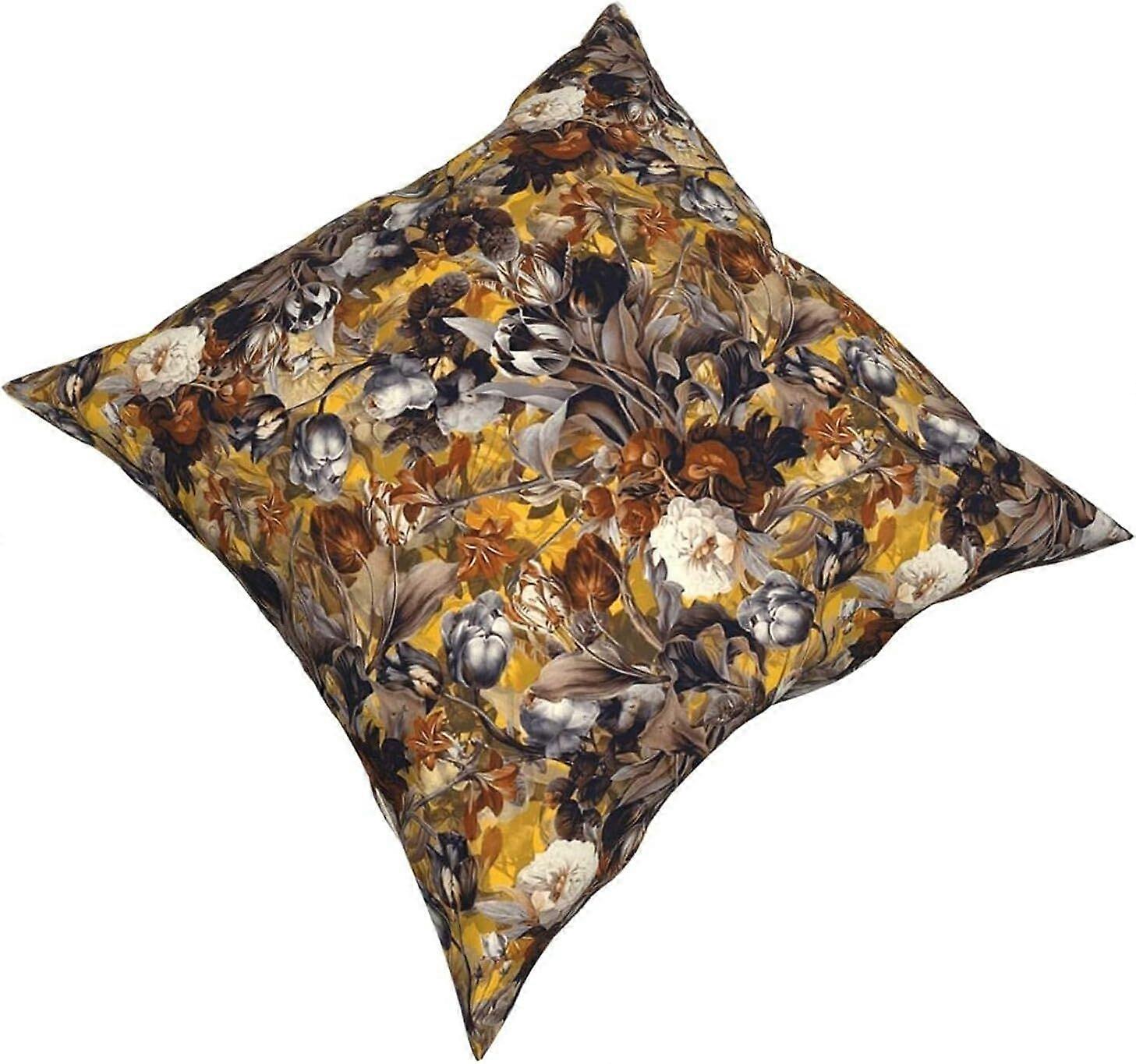y242夏植物VIIタペストリー枕カバーファッションスクエア枕カバークッションカバー装飾スロー枕カバー18 X 18インチ45 X 45 cm -TB1742 io242