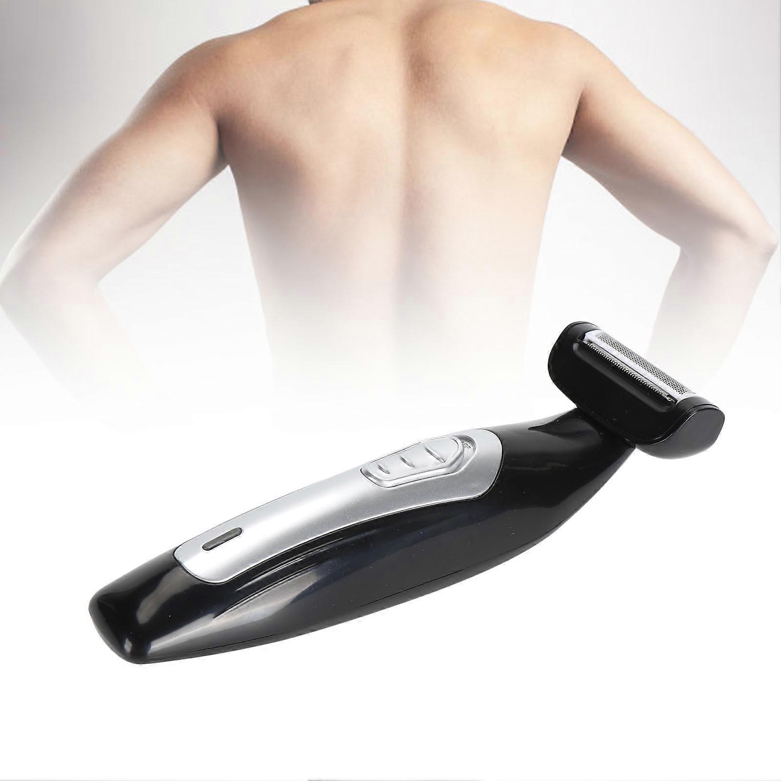 Back Trimmer for Men Extreme Reach Removable Handle Power Burst Wet Dry Use Men Back Groomer 