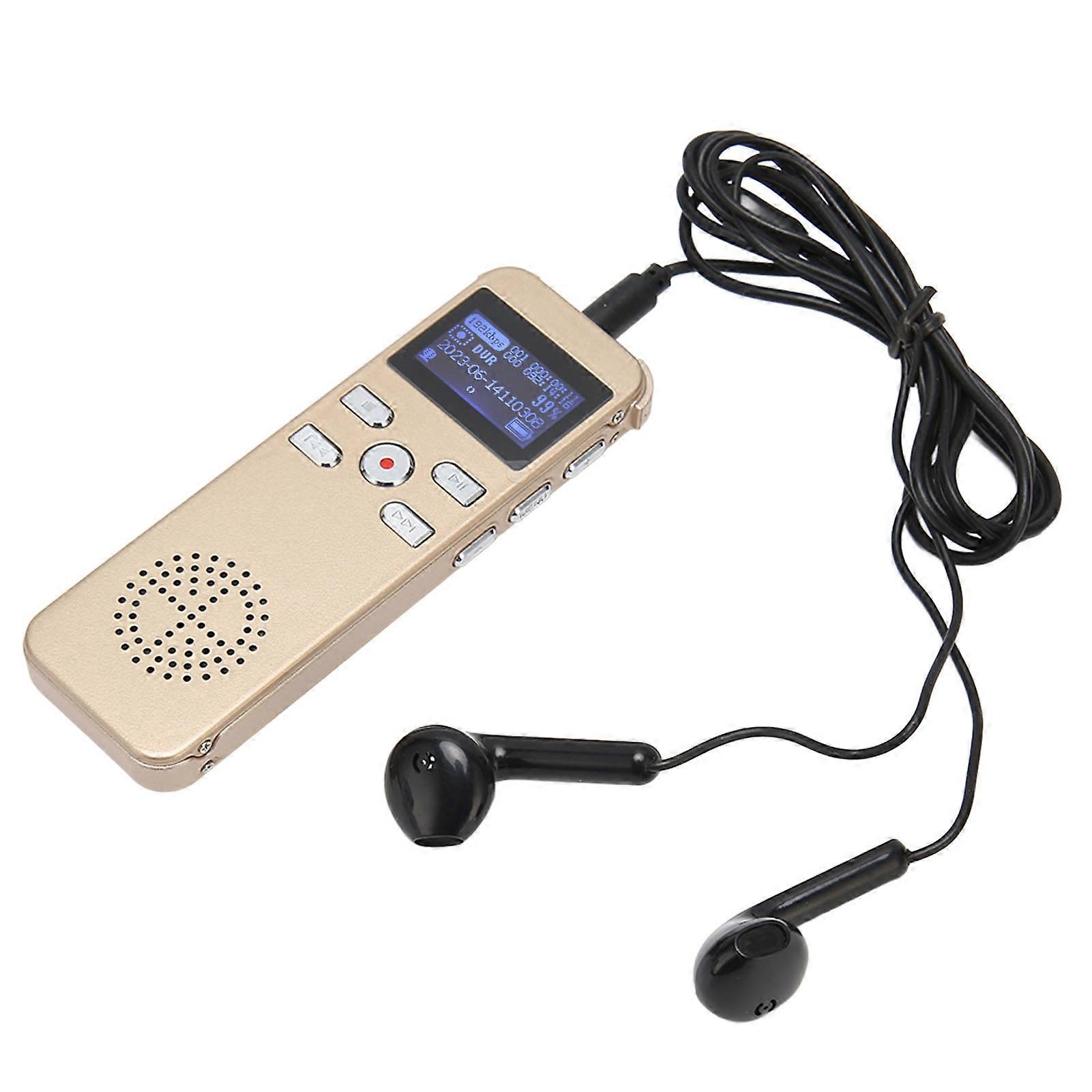 Digital Voice Recorder Voice Activated Recorder 220 Hours Sound Recording Device MP3 Recorder for Lectures Meetings 8G 