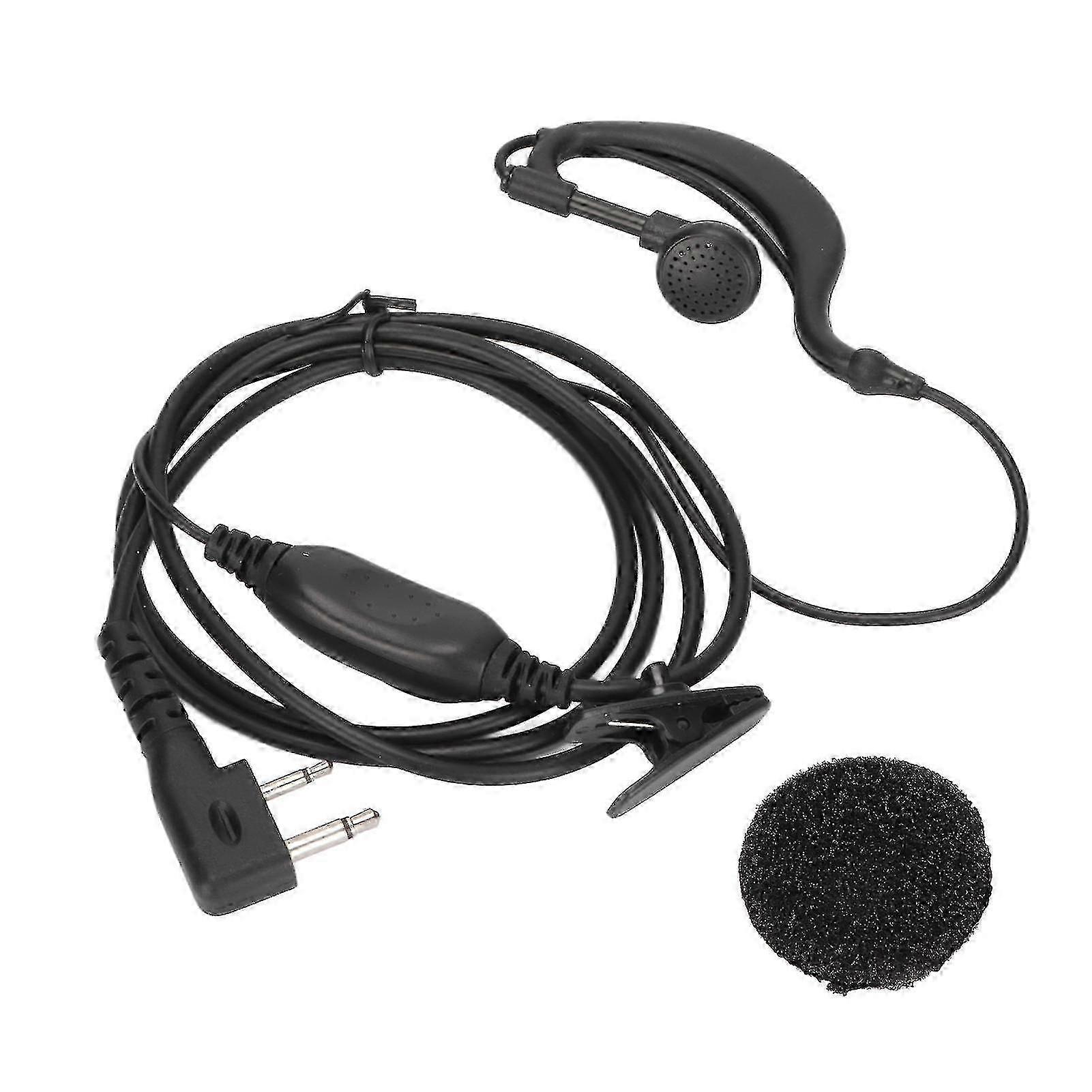 Walkie Talkie Headset Multifunctional G Shape Two Way Radio Earpiece for ICF3 ICF3S ICF4 ICF4S