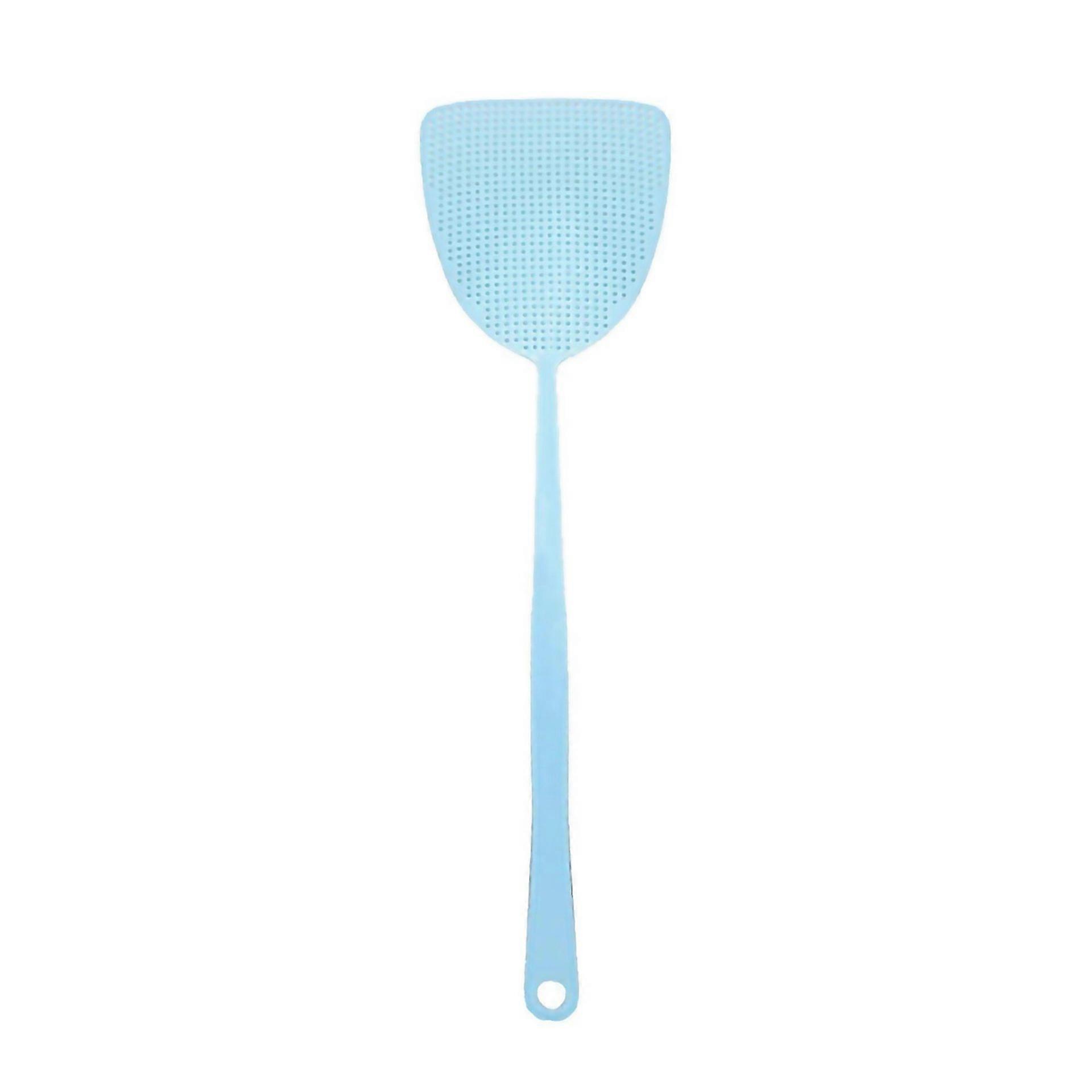 For Fly Swatters Manual Plastic Long Handle Solid Color Indoor Outdoor Kitchen