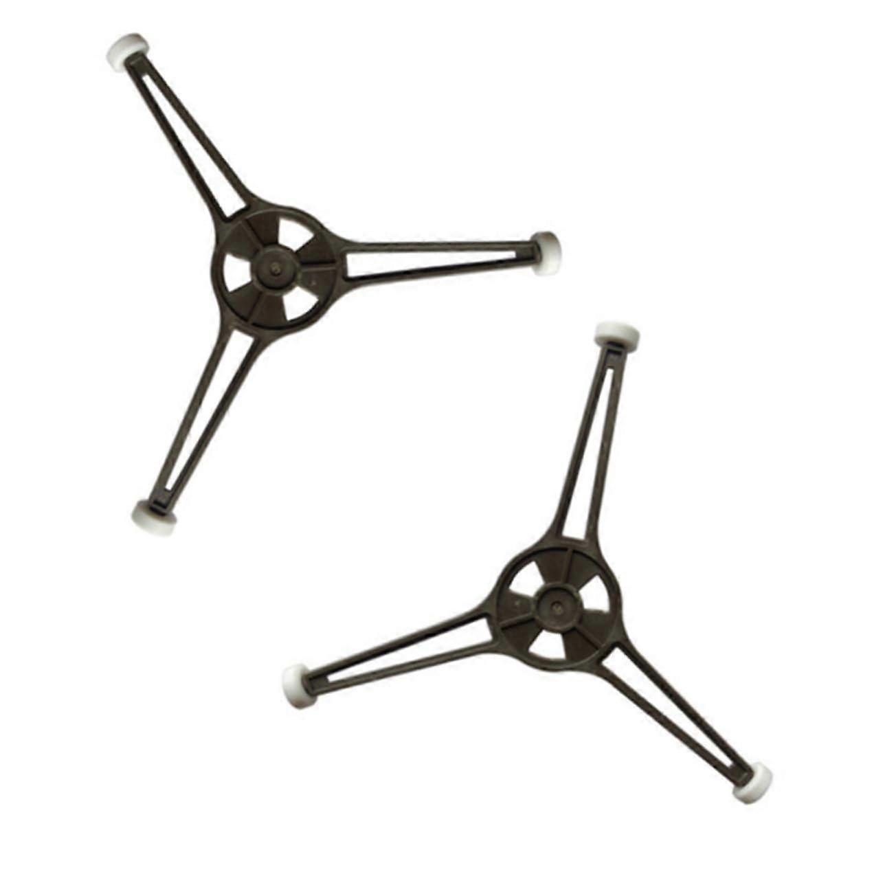 Microwave Turntable Support Roller 2 Pcs For Plates Black Color Microwave Accessories Smooth Rotation Sturdy Design