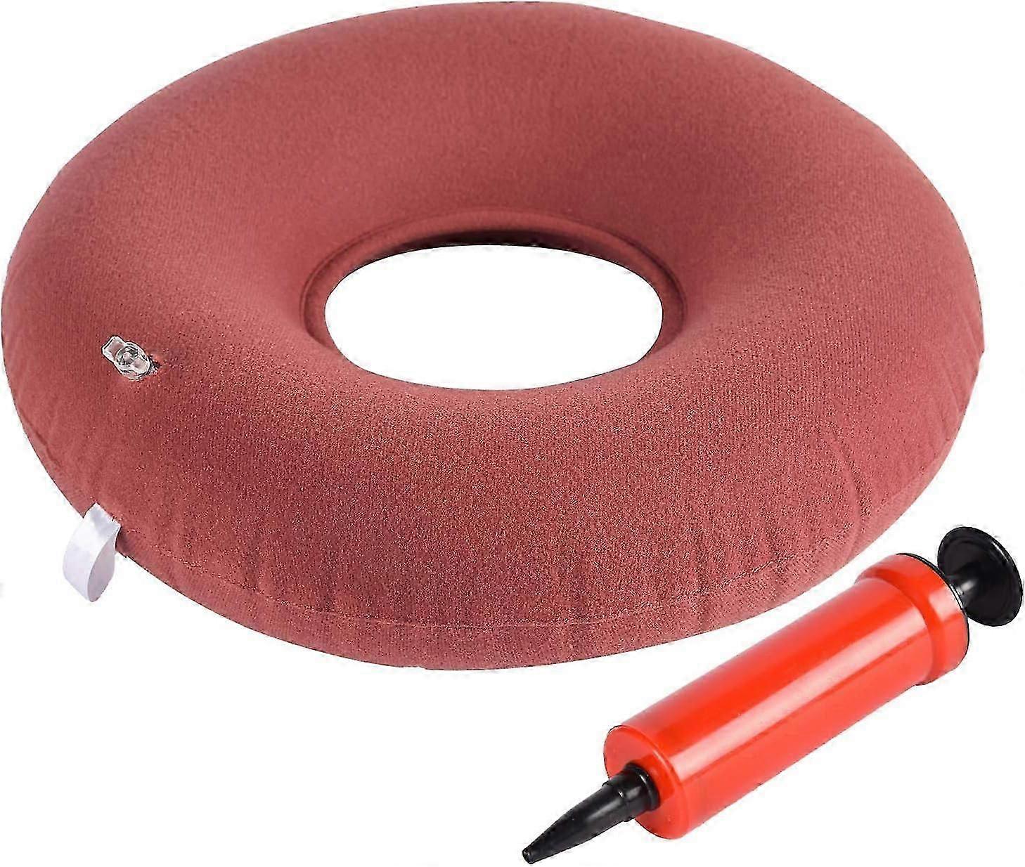 Butt Donut Pillow for Tailbone Pain & Hemmoroid & Bed Sores - 14"  Donut Seat Cushions for Pressure Relief - Donut Inflatable to Sit On for  Postpartu