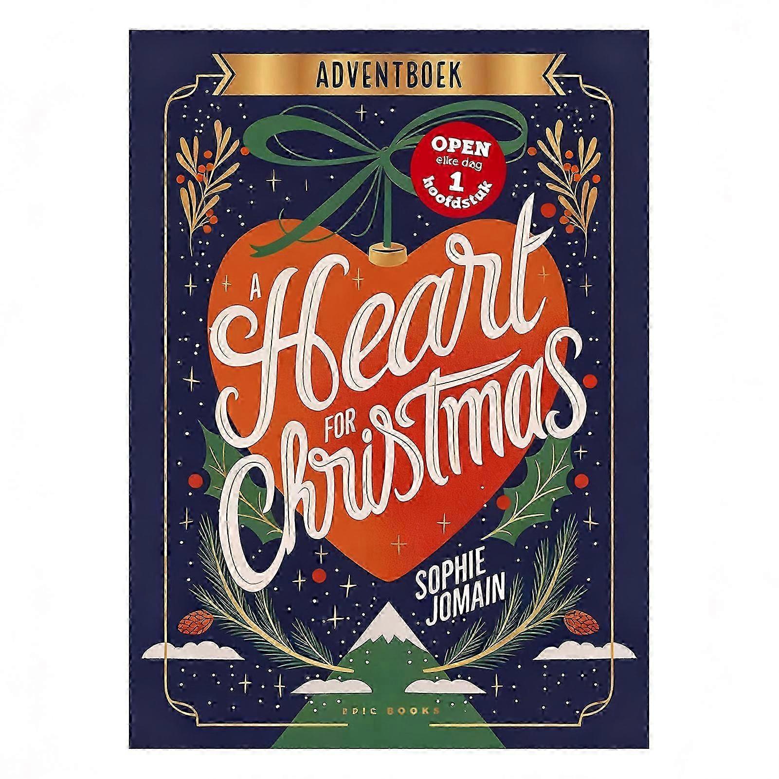 A Heart for Christmas Advent Romance, Christmas Love Story Advent, Romance Advent Book, Open a Chapter a Dayr