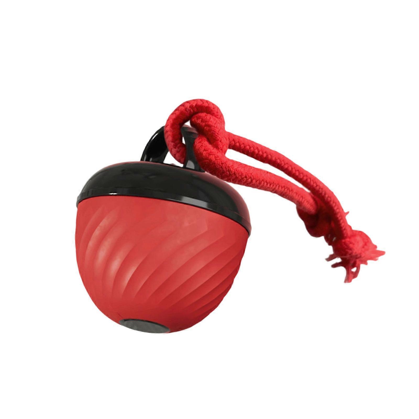 Bouncing Pet Toy Ball ABS Interaction Automatic Motion Electric Toy Ball For Energetic Dog Enrichment and Boredom Reduce  Red