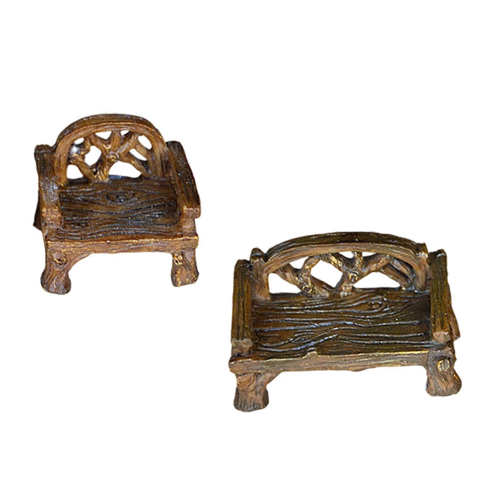 Realistic Chair Miniature Display Zakka Display for Dollhouses Enthusiasts, 1/12 Scale, Wood Chair Multicolor