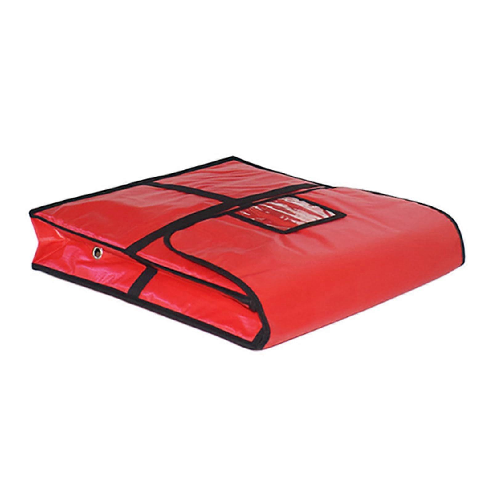 Pizza Delivery Bag Insulated, Multipurpose For Takeout And Catering, Reinforced Handles For Heavy Loads, Secure Closure