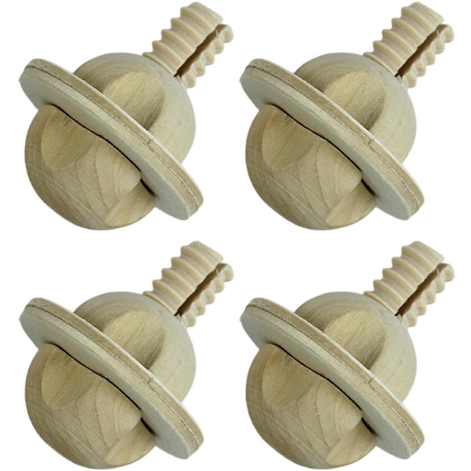 Versatile Wooden Assembly Screws For Craft Models Precise Cut Design For Hobbyists Multicolor