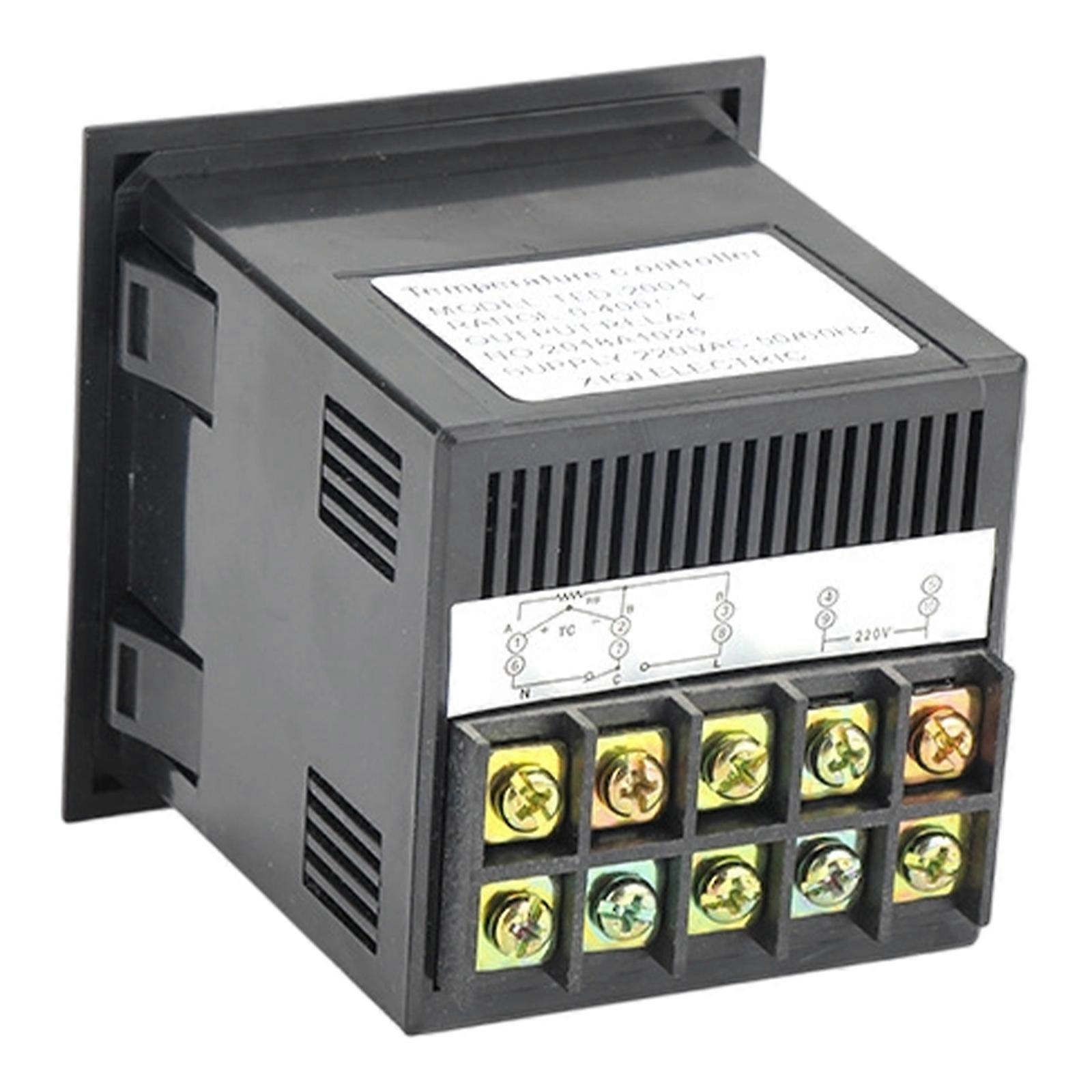 220V Output 0-400 Degree Digital Thermostat Powered Temperature Controller Temperature Regulator Installation Multicolor