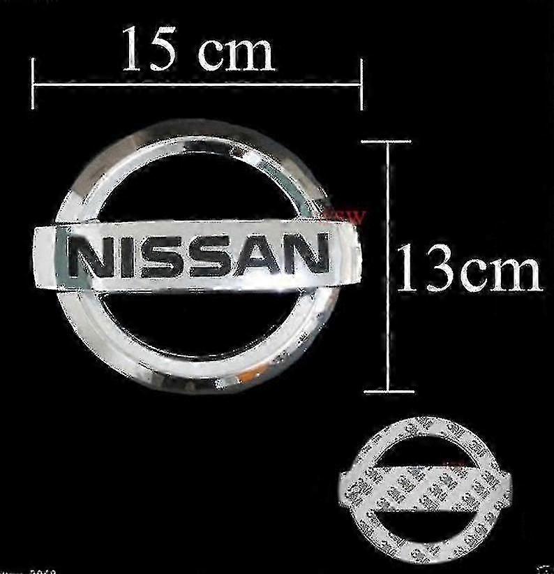 Nissan Badge Chrome 15cm X 13cm Rear Tailgate