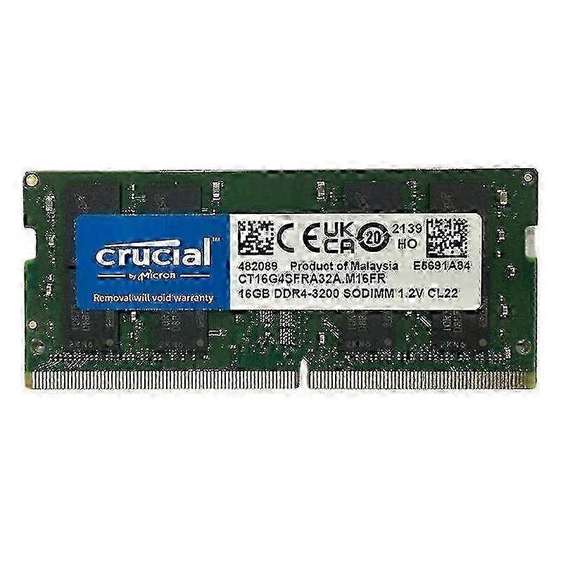 RAM Server minne AVGJØRENDE Laptop DDR4 16G 3200MHz SODIMM