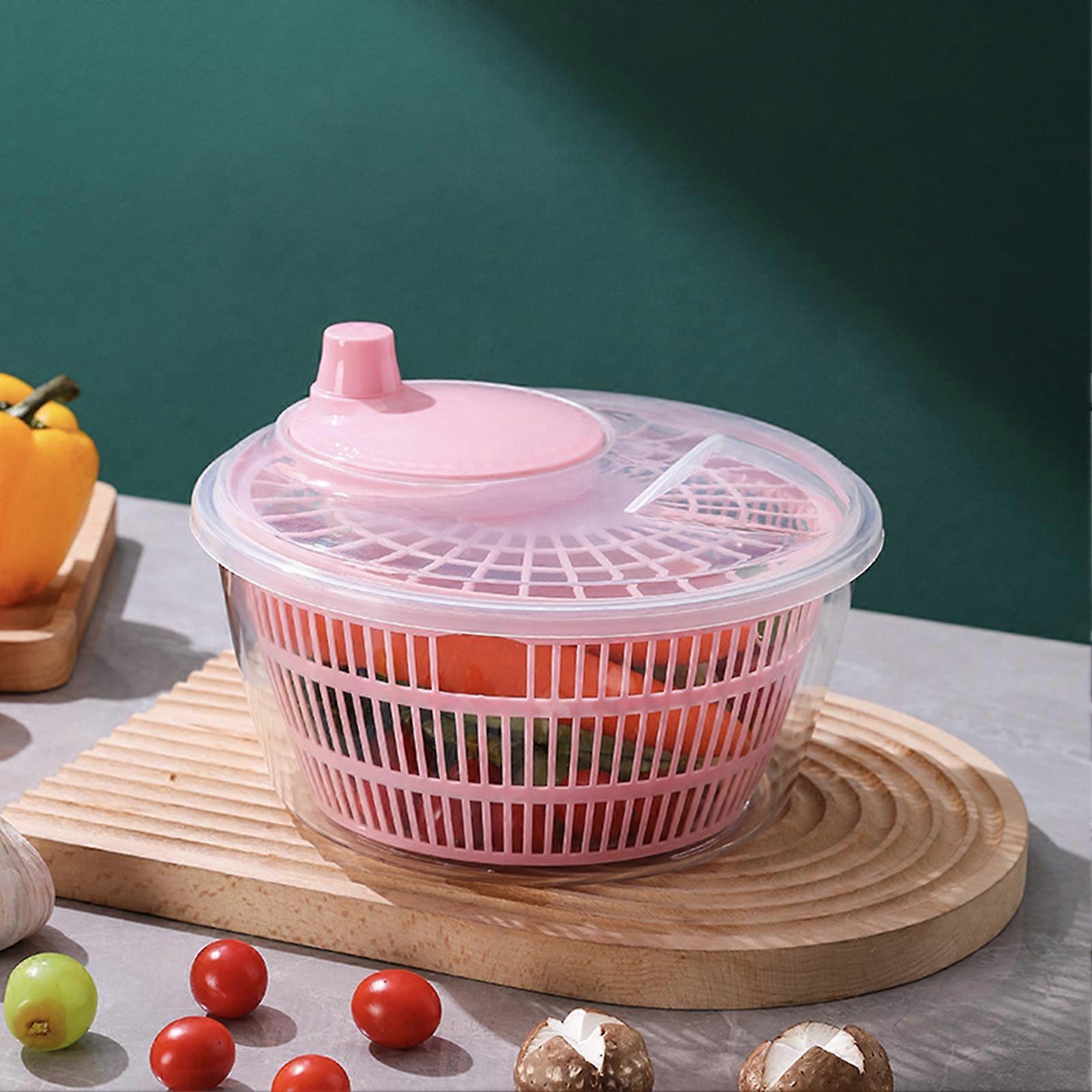 Hariumiu Drain Basket for Vegetables, Salad Spinner, Quick Draining, Large Capacity, Multi-use Fruit Washer & Dryer for Home