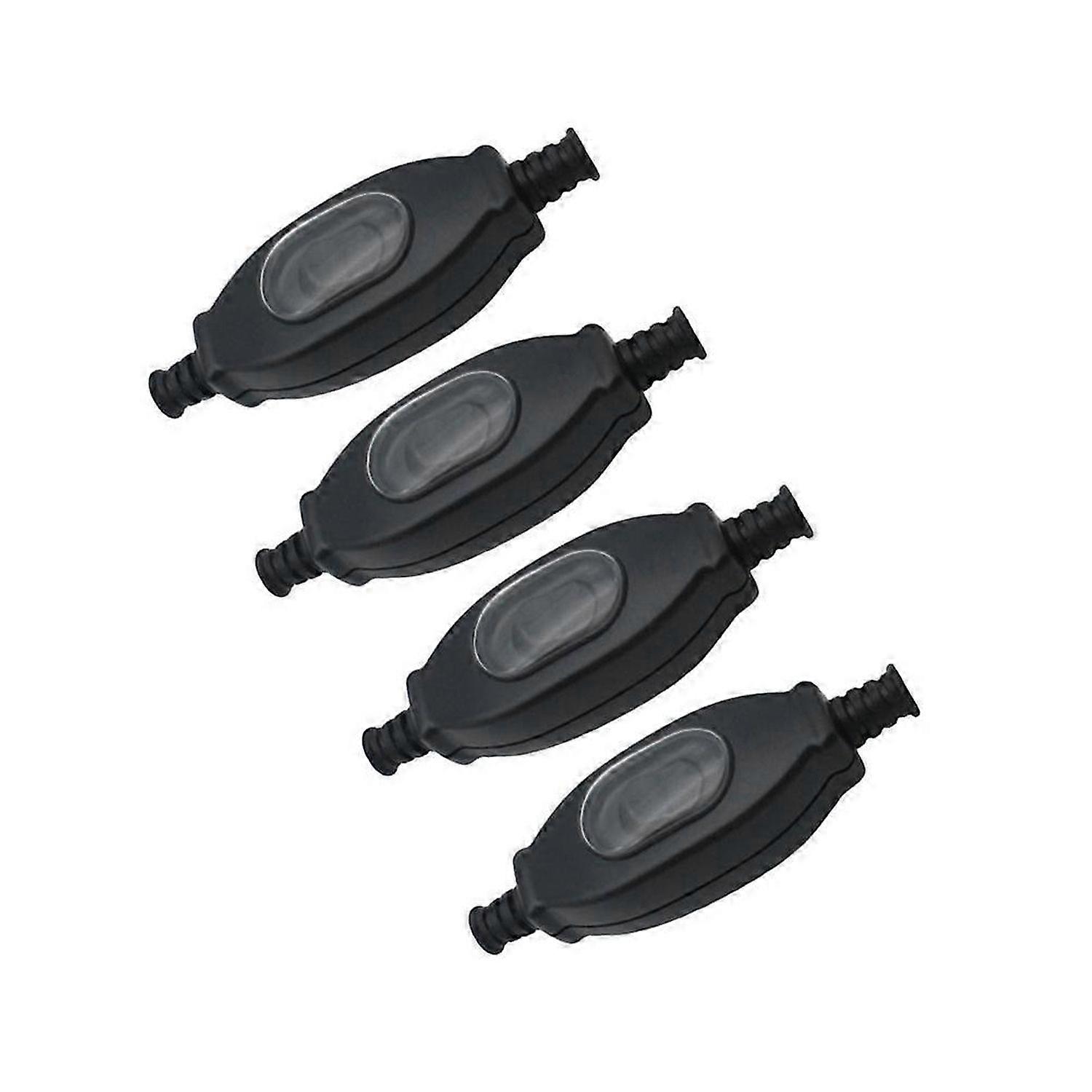 Waterproof Switch Double Line Practical Accessories 4Pcs for Home Use