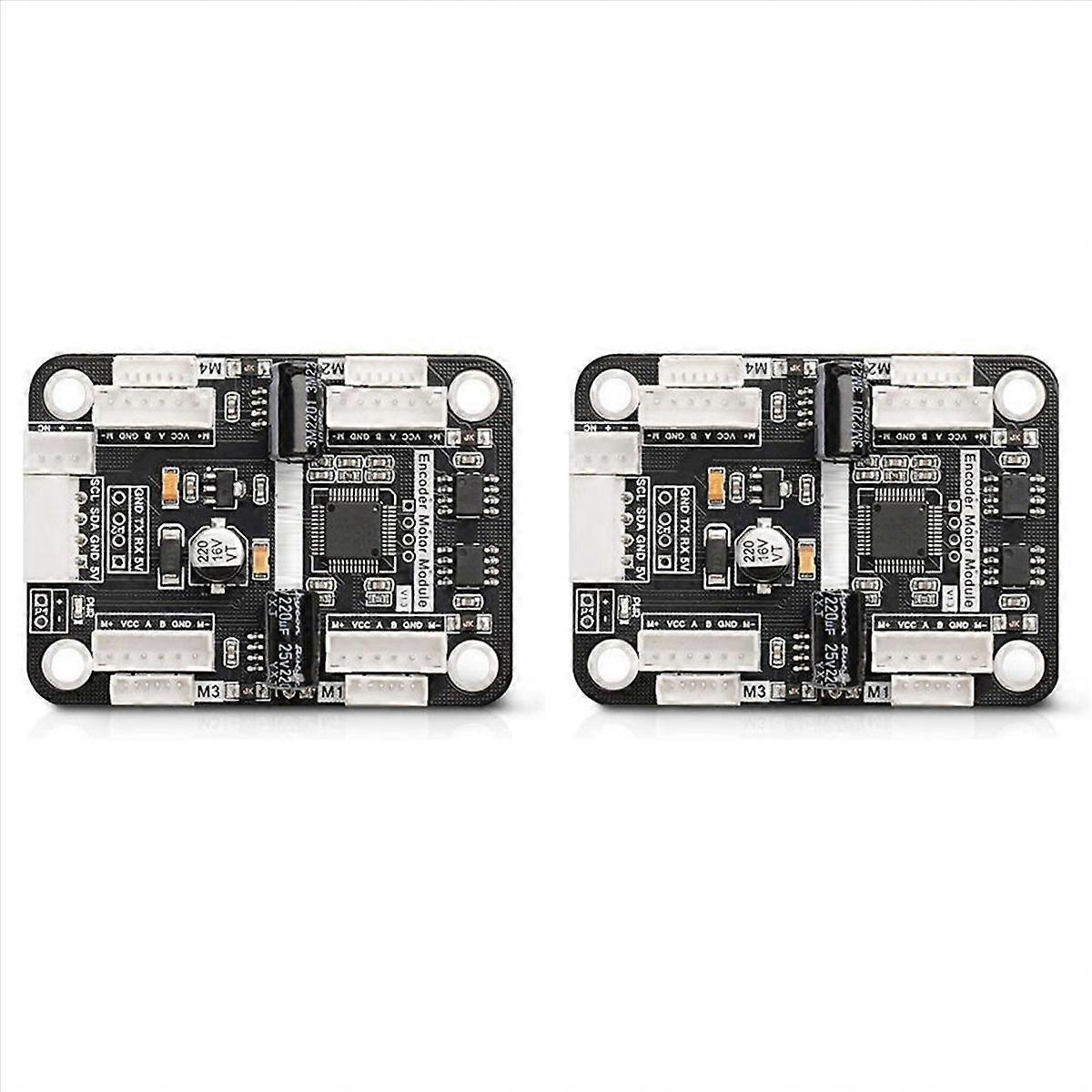 2X 4 Way Encoded Motor Drive Module Onboard Voltage Stabilizing Circuit Motor Control Car Dedicated 