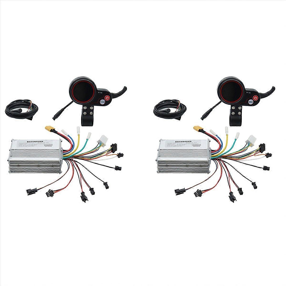 2X 48V 20A Electric Scooter Controller Dashboard Kit with TF-100 Display Scooter for Electric Scoote