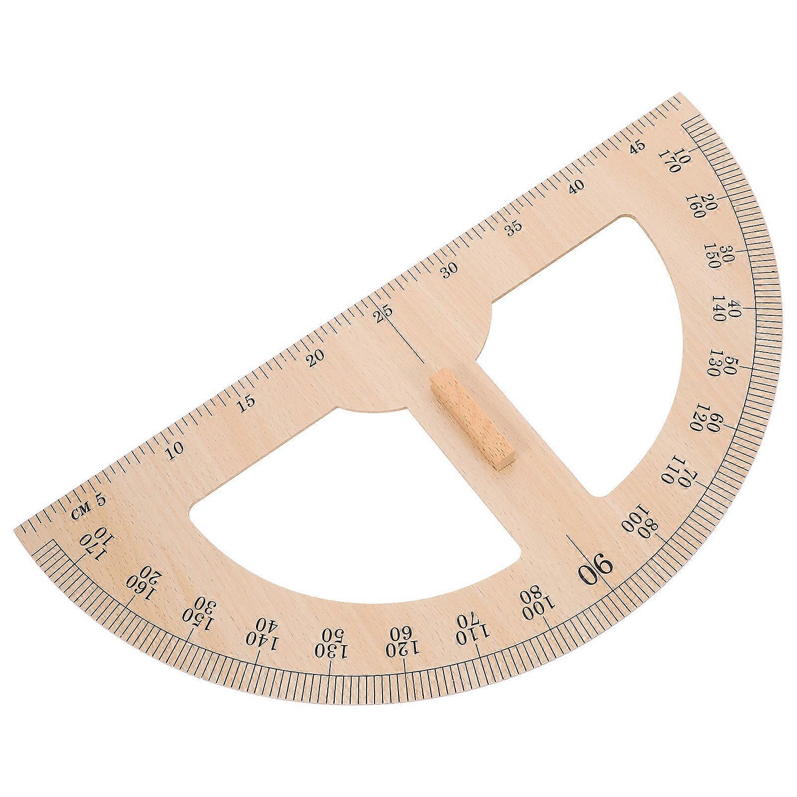 Large Scale Ruler Teaching Tool For Educators Geometric Problem Solving 19.7X9.8X0.2in 1Pcs