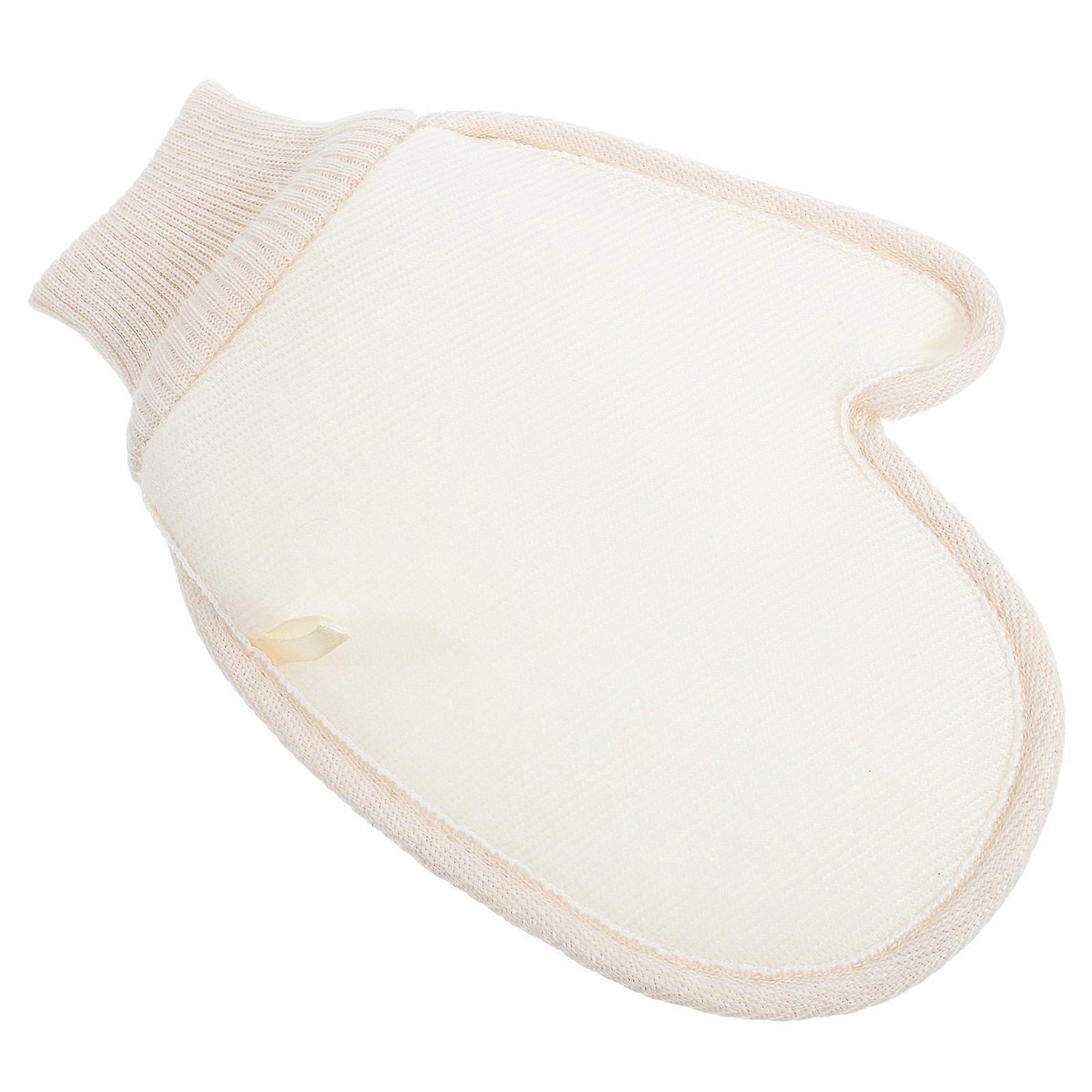 Shower Mitt Double-Sided Bath Gloves for Exfoliation