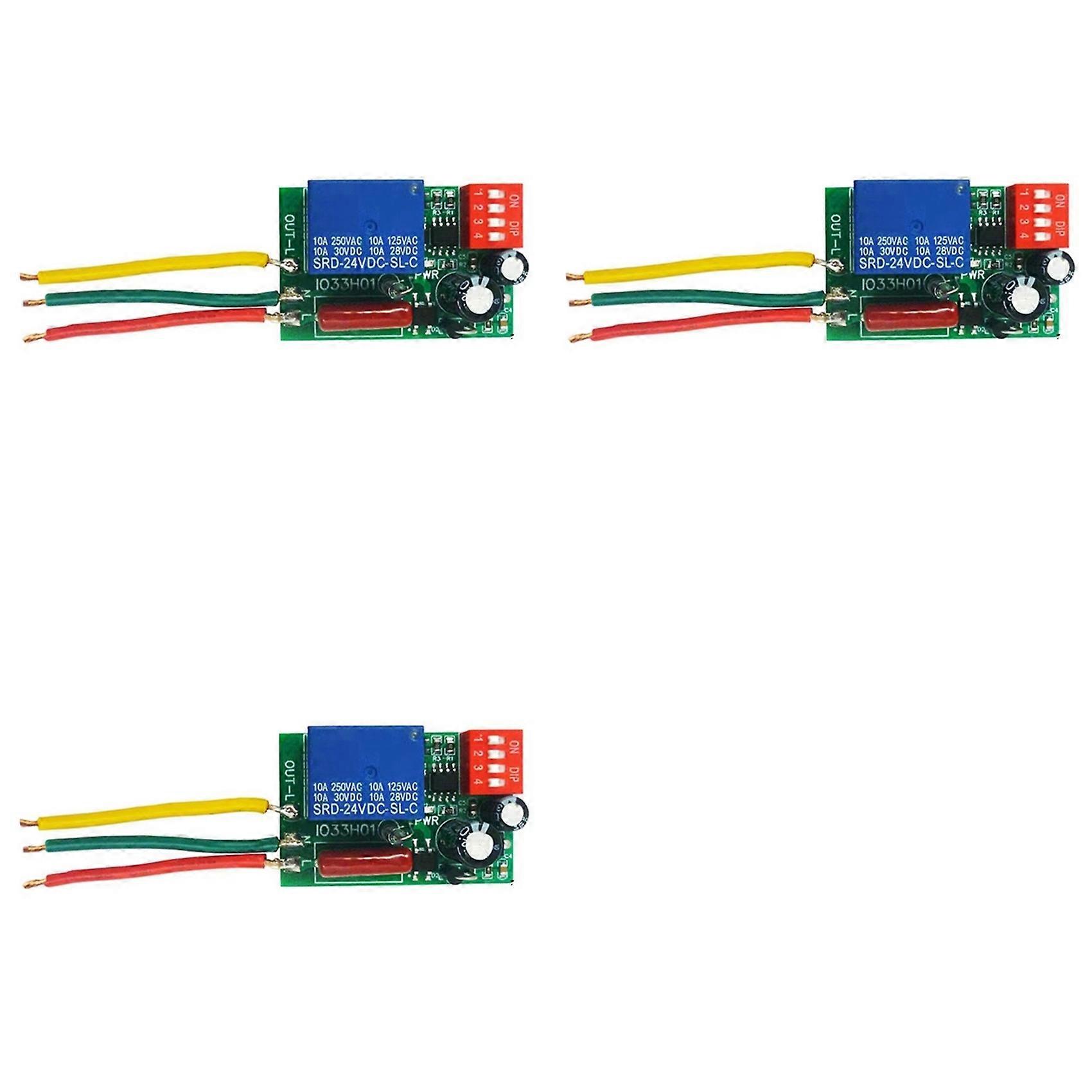 3X 1-480Min Timer Adjustable Disconnect Delay Controller AC110V 220V Power-on Delay OFF Relay Switch 7A Voltage Output A