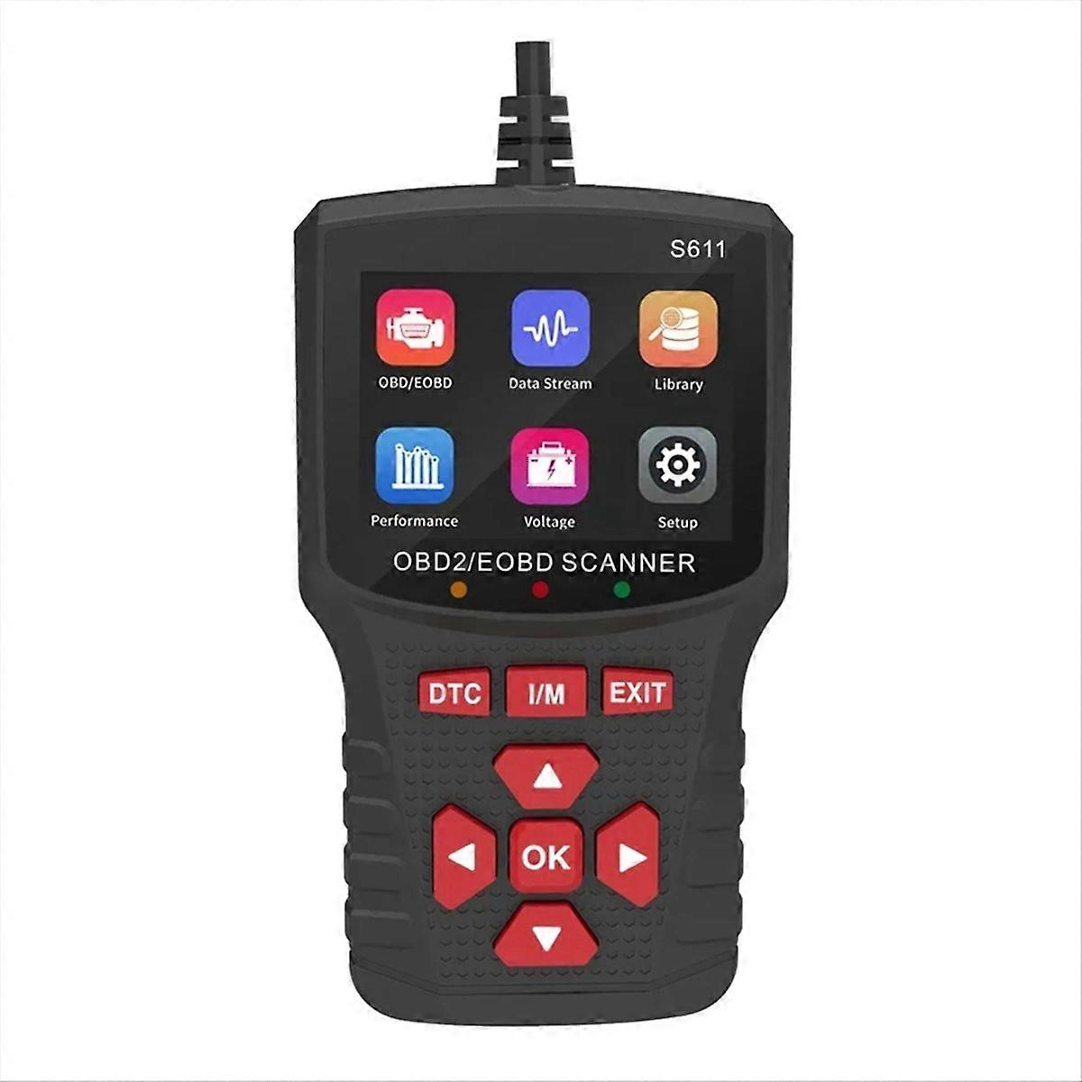 S611 OBD2 Automatic Scanner For Car Clearing Fault Code reader