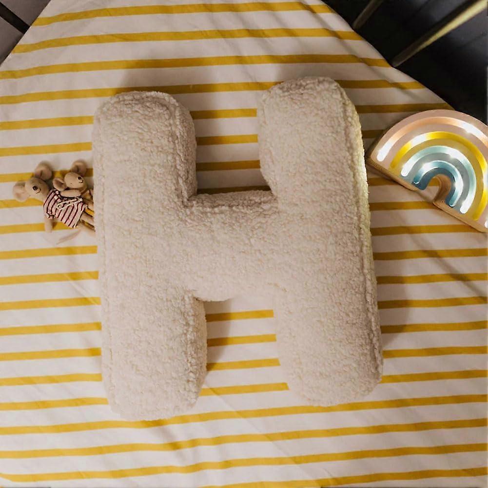 Letter Pillow Soft Decorative Alphabet Cushion for Sofa Bed and Car, 40x35x10