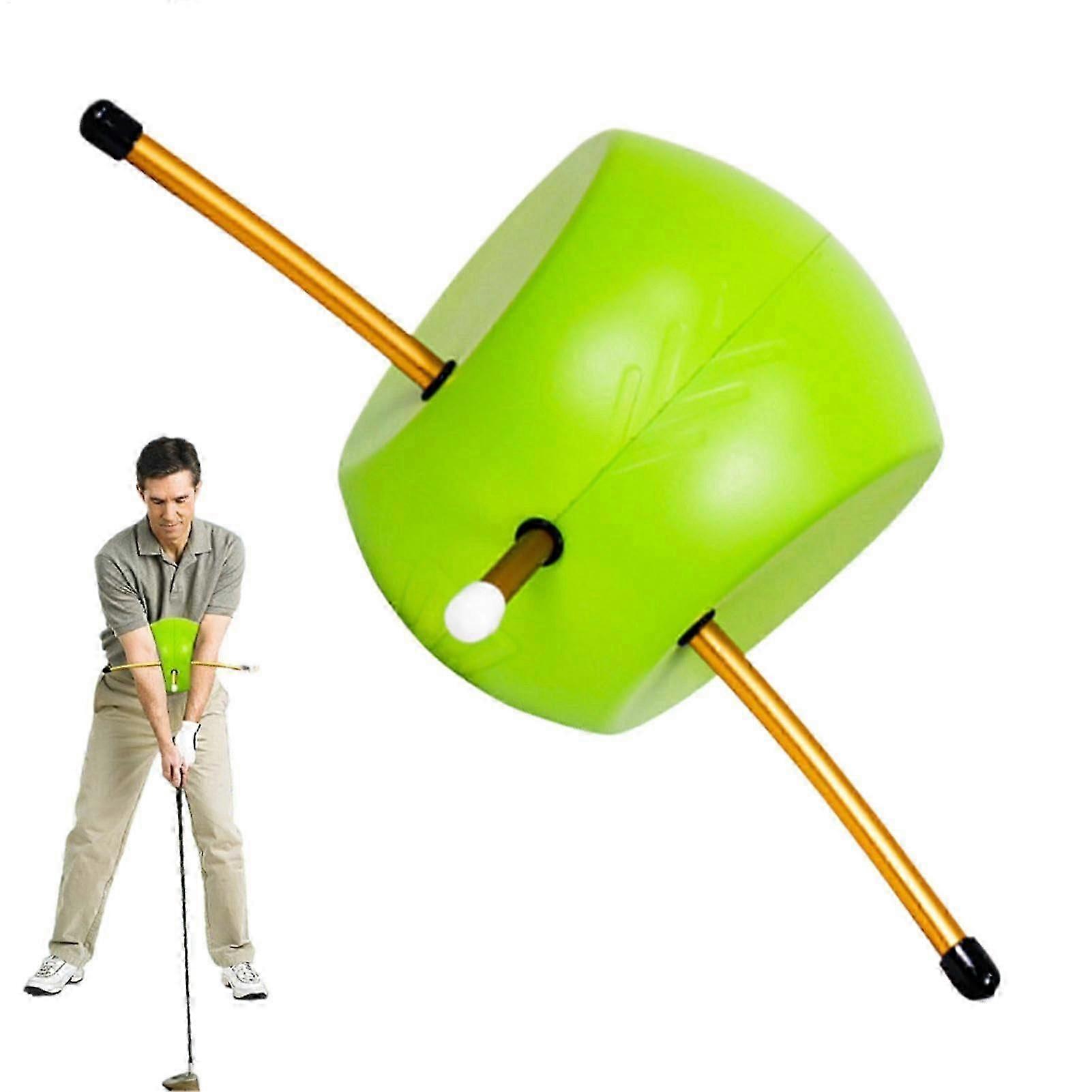 Golf Swing Trainer with Posture Correction Aid and Arm Alignment for Improved Swing Form