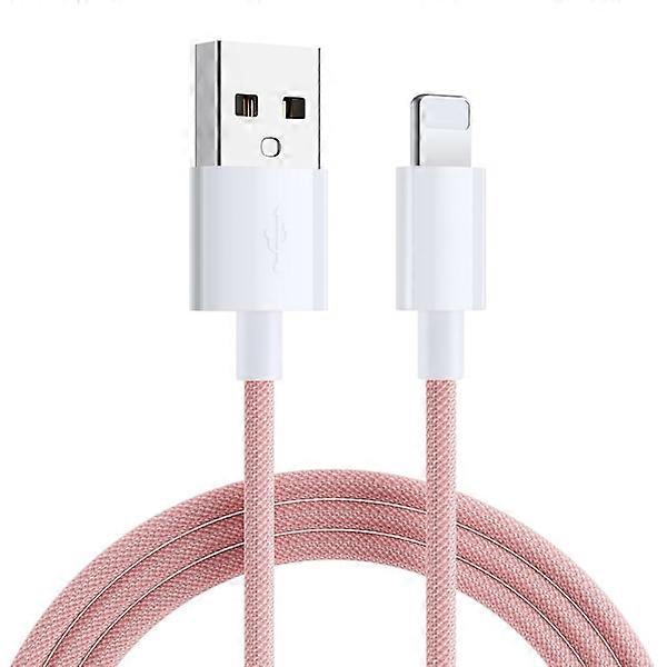SiGN Boost USB-A to Lightning Cable, 2.4A, 1m - Pink