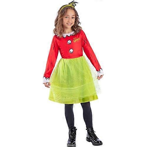 Ensemble de costumes de Père Noël pour filles du Grinch