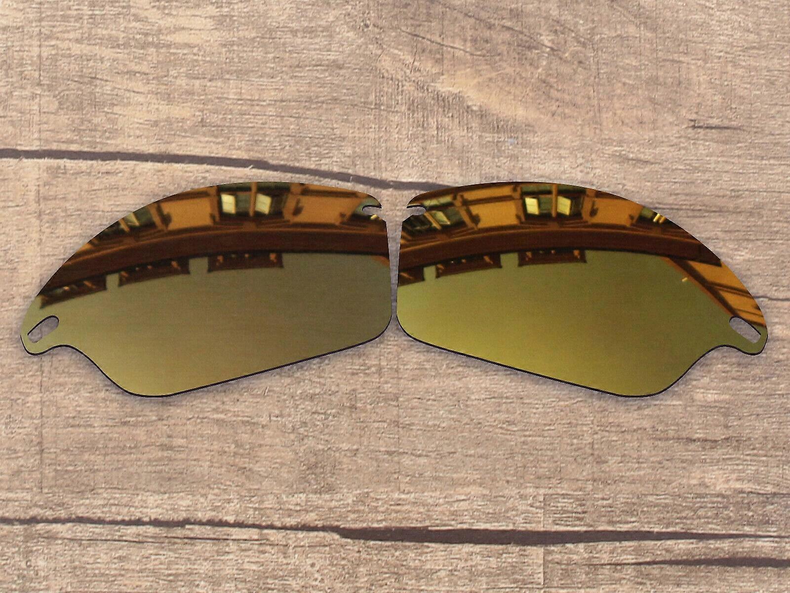 Vonxyz Polarized Lenses for-Oakley Fast Jacket OO9097 Sunglass Bronze Mirror