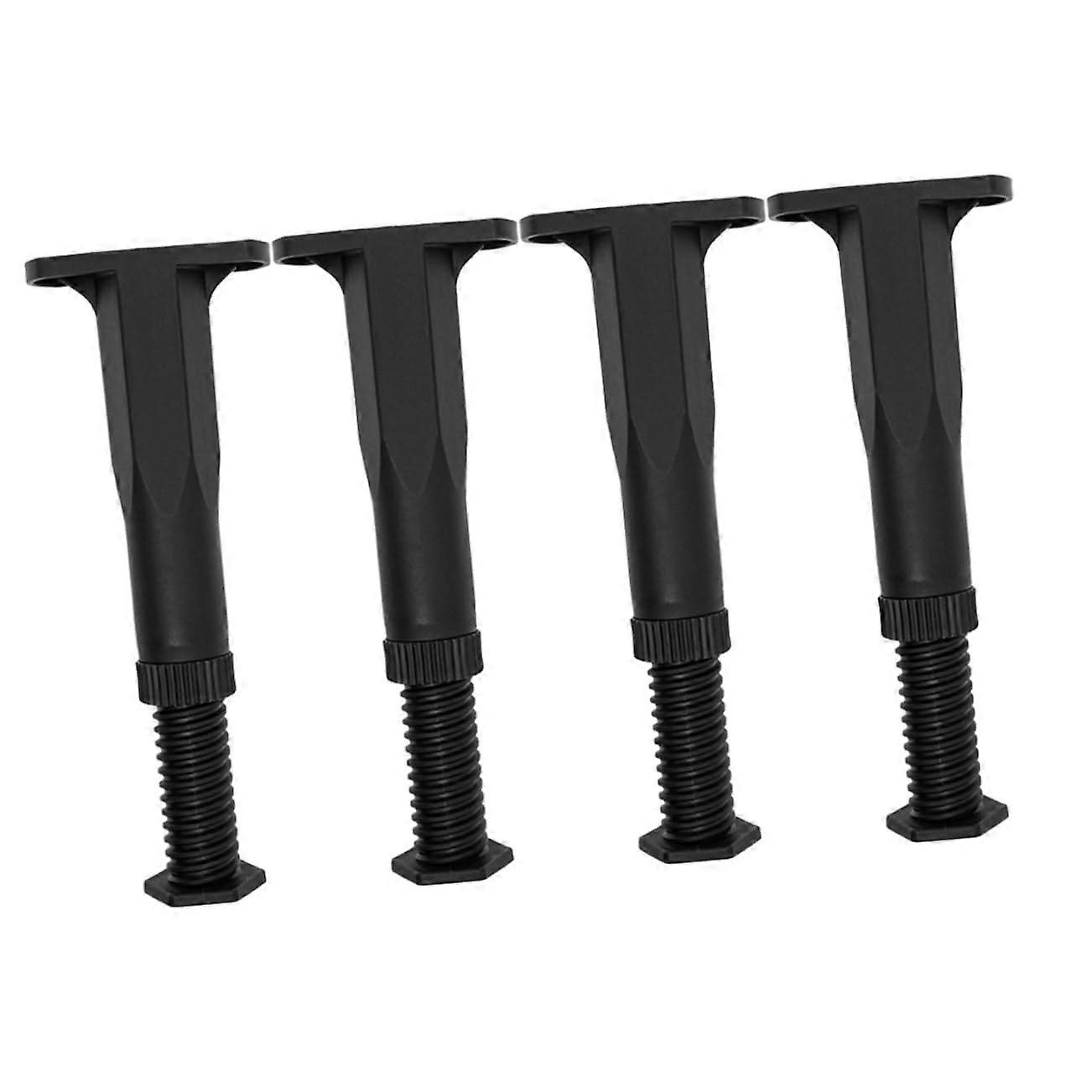 4Pcs Adjustable Bed Support Legs Height Adjustable Heavy Duty Universal Frame Center Support