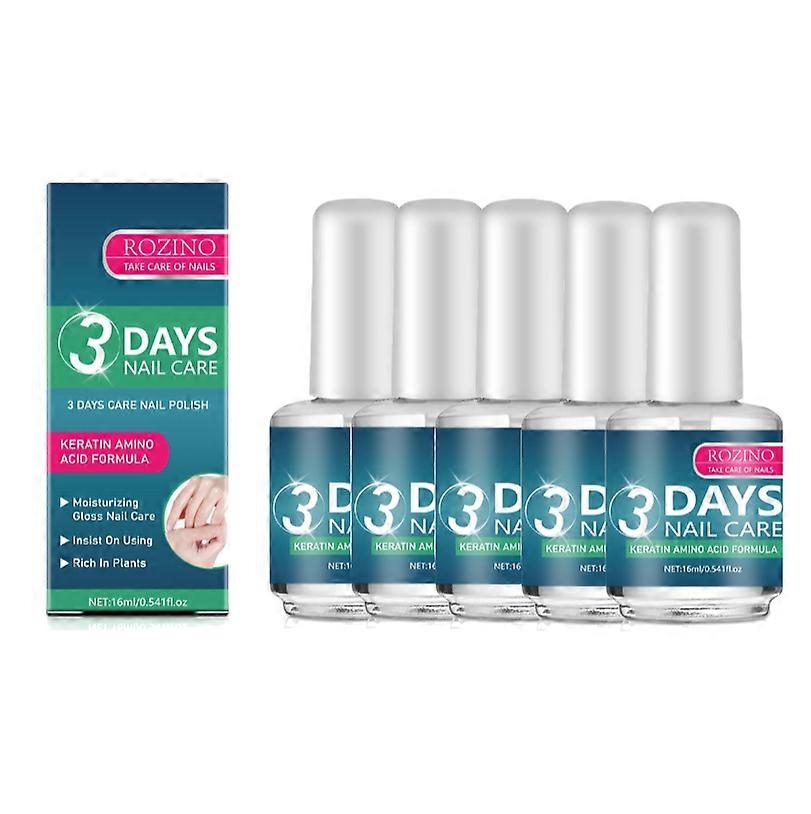 1-5x Keratins Nail Growth 3 Day Results Advanced Nail Strengthener for Damaged-Nails 16ml