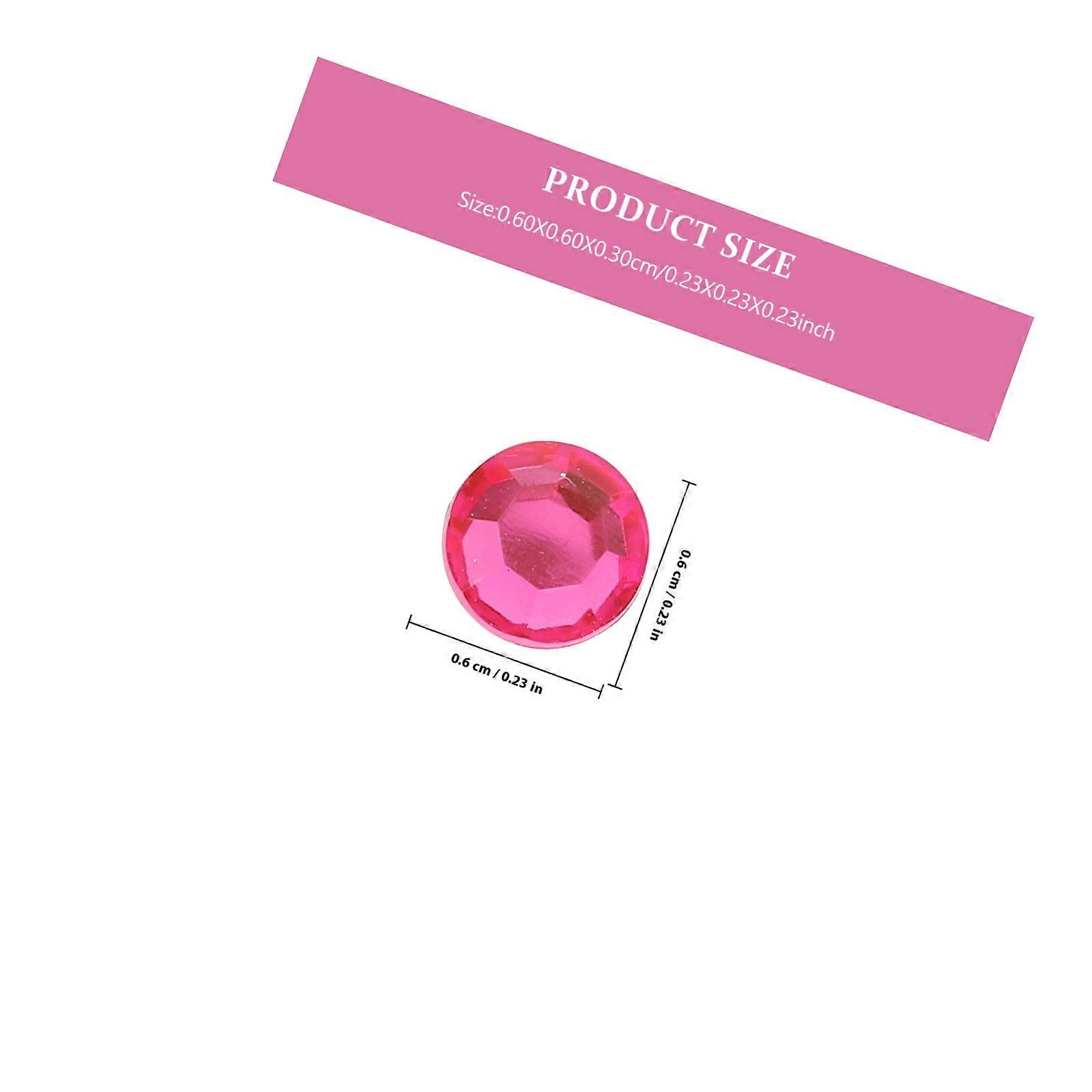 Waterproof Plastic Diamond Stickers for Decor 8 Sheets Assorted