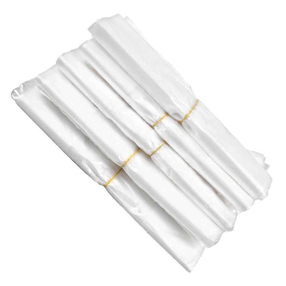 Plastic Bag with Handle Transparent Bag for Storage Use 100Pcs