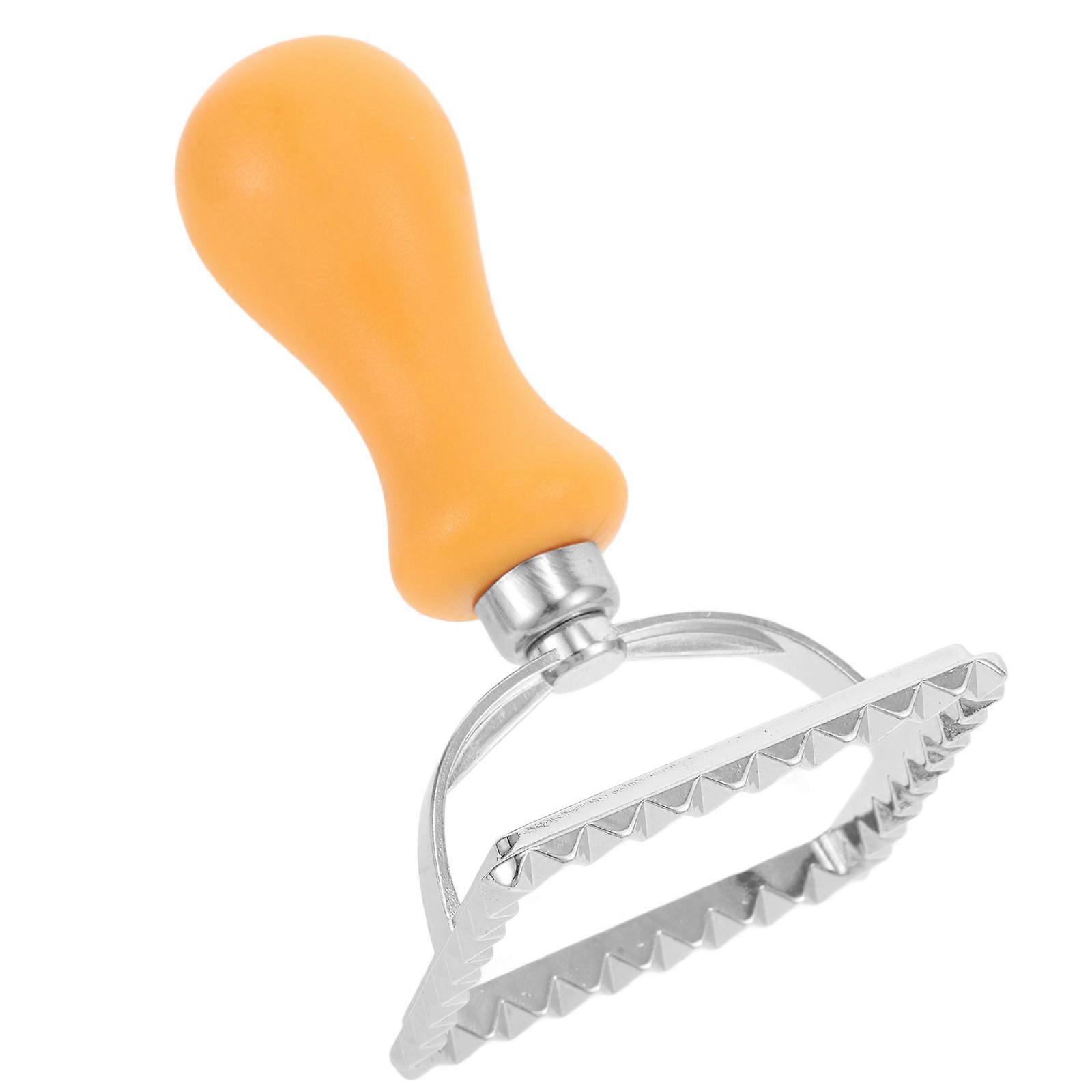 Baking Biscuit Stamp Maker with Zinc Alloy Material Orange