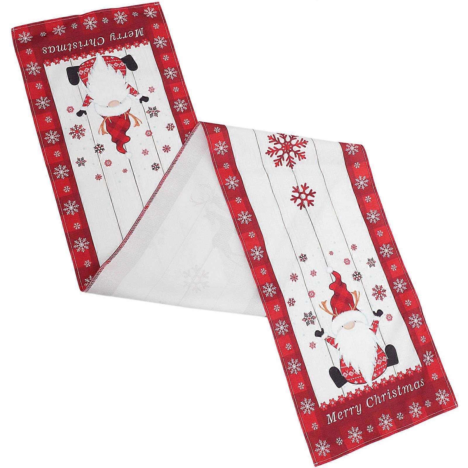 Tablecloth for Decoration Christmas Style Table Runner 1 Piece