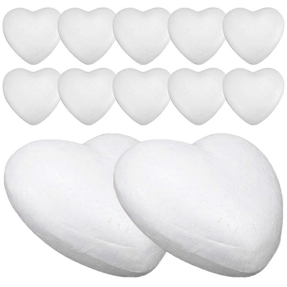 12Pcs Shape Foams Balls White for DIY Decor