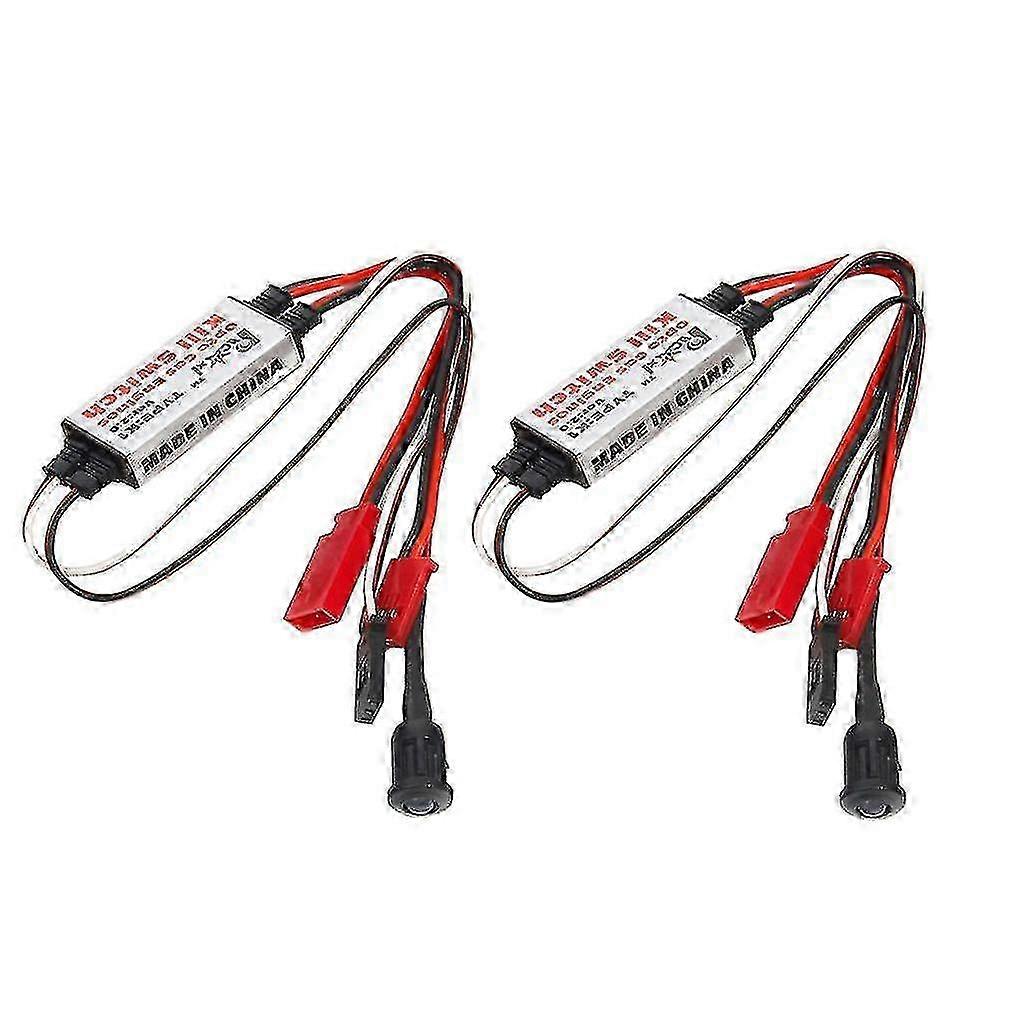 2 Pieces Led Gas Engine Shutdown Switch For Rc Airplane 2025