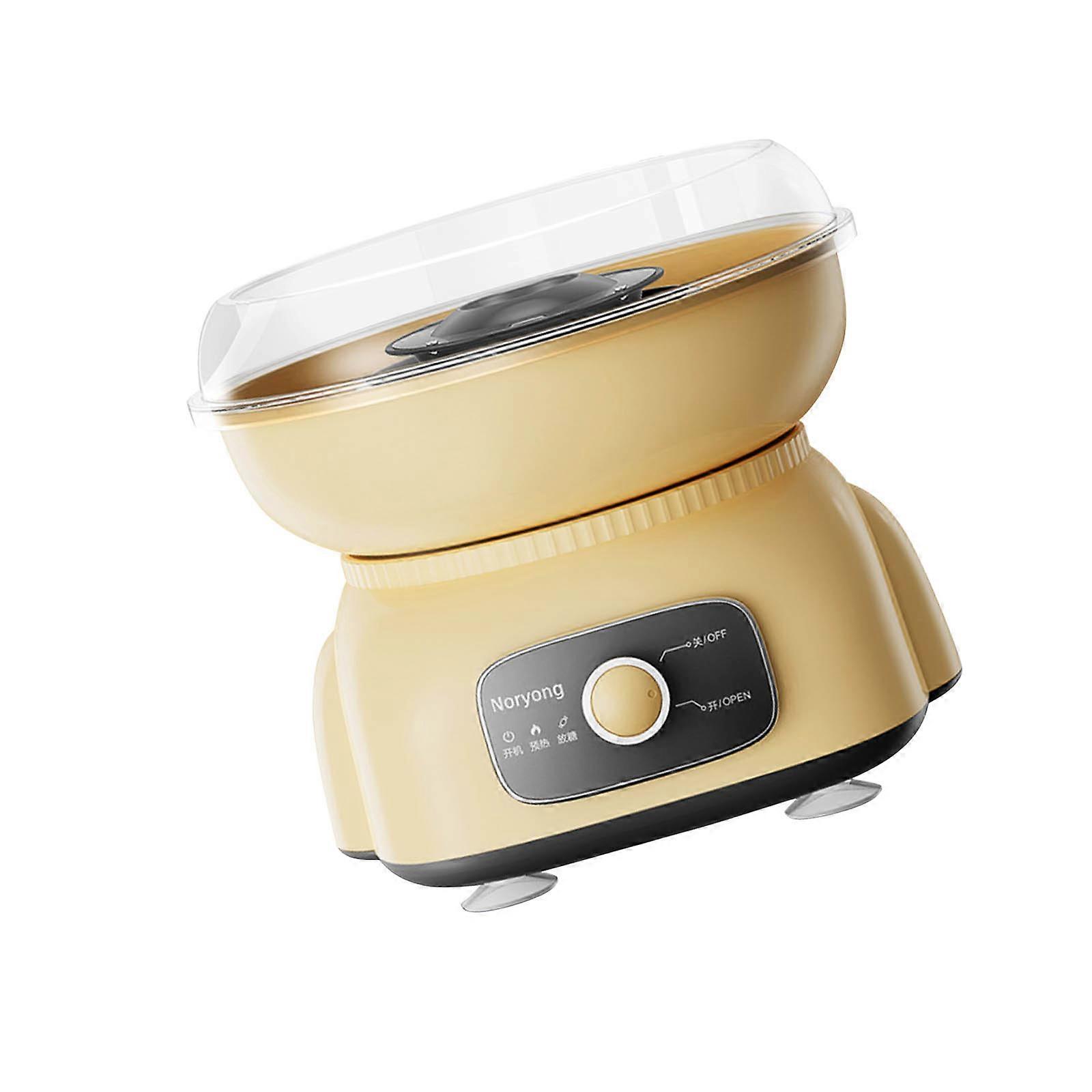 Dense Candy Thread Maker For Home Culinarians Fast Sugar Melting Technology Thin Transportable 220V Kitchen Device  Yellow