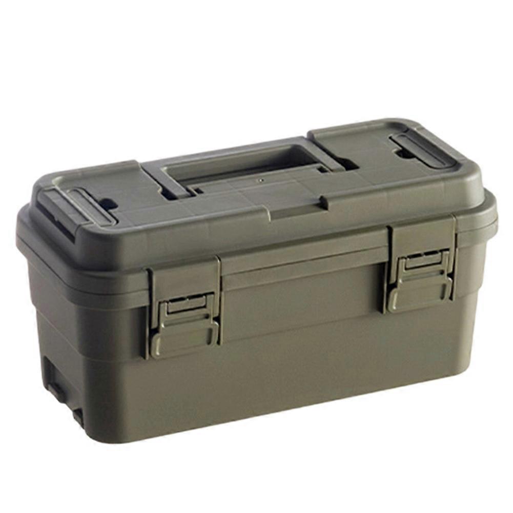 Tool Storage Box, Gardening Tool Box,, Hardware Storage Set, Plastic Storage Box Waterproof Cargo Box Green