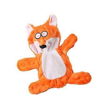 Giocattolo di peluche a forma di animale che squittisce per cani, incoraggia l'attività di gioco per alleviare lo stress, liberare energia e garantire un divertimento divertente, multicolore.
