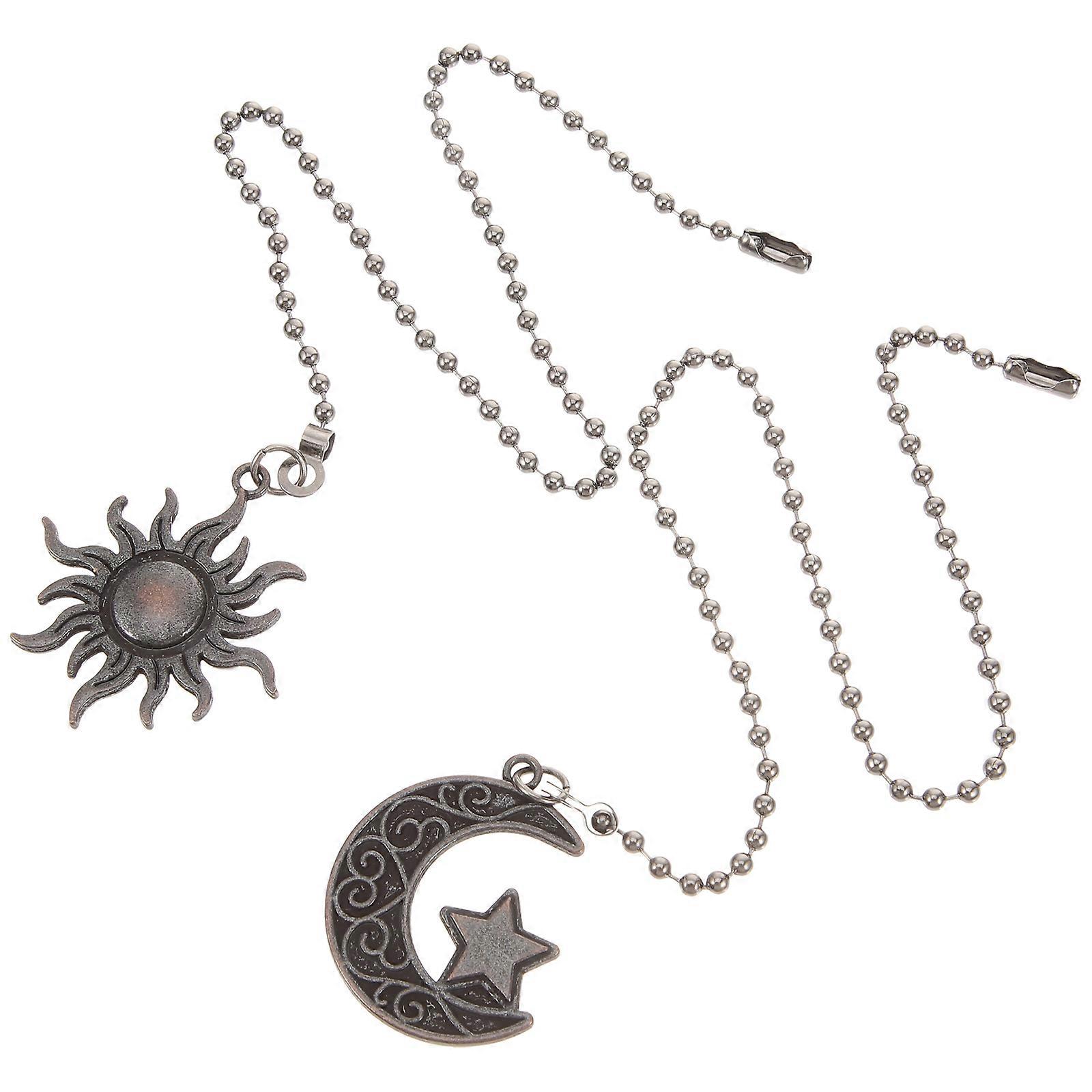 Chandelier Chain Pendant Ancient Copper for Decor 2Pcs Decorative Pull Chain