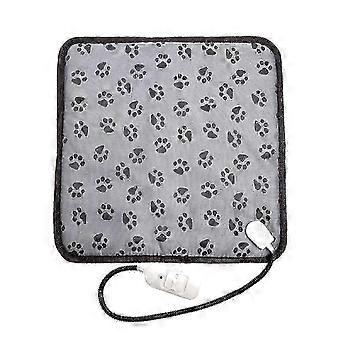 Gran almohadilla térmica eléctrica impermeable para perros y gatos: 45x45 cm con temperatura ajustable y cable de acero duradero, perfecta para cachorros de parto